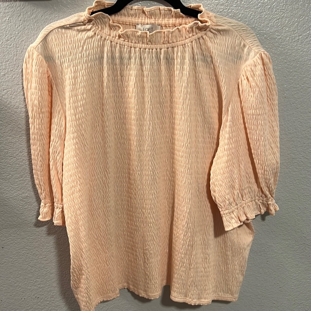 LOFT Peach Blouse